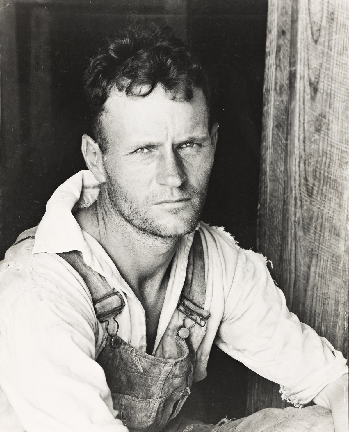 WALKER EVANS (1903-1975) Floyd Burroughs, A Cotton Sharecropper, Hale County, Alabama.
